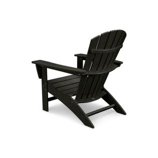 Polywood AD440BL POLYWOOD Outdoor Patio Adirondack Chair Traditional