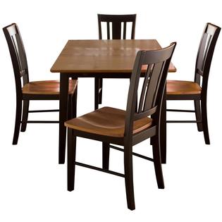 International Concepts 5 Pc Dining Room Set Kitchen Breakfast Nook Furniture Table Chair 4 Person Wood