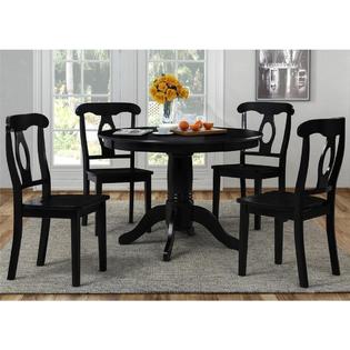 Dorel 5 Pc Dining Room Set Home Decor Kitchen Furniture Table Chair 4 Person Pedestal