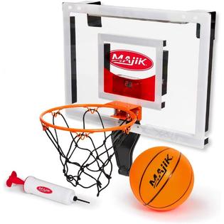 Majik Mini Basketball Hoop System Kids Goal Over The Door Indoor