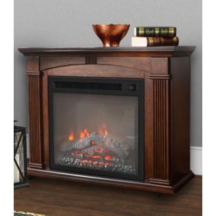 Prokonian Electric Fireplace With Wheels Portable Mantle Prokonian Electric Fireplace With
