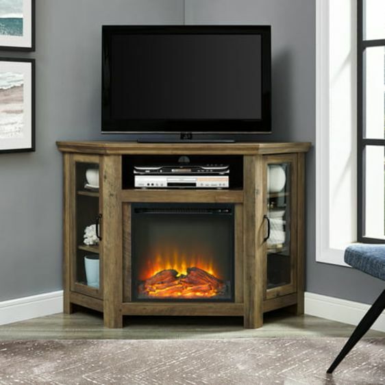 Corner Tv Stand Electric Fireplace