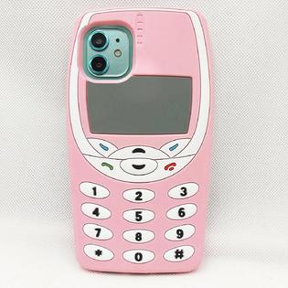 Cfstores Cute Iphone 11 Case 3d Nokia Retro Classic Phone Shaped Silicone Rose Pink New Cfstores Cute Iphone 11 Case 3d Nokia Retro Classic Phone Shaped Silicone Rose Pink New