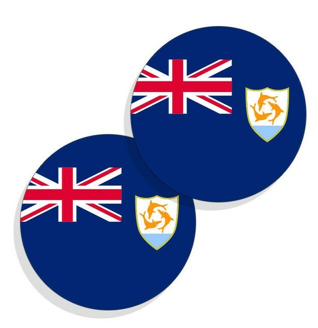 Wrapped In Ink Anguilla Flag Stickers Flag Decals Vinyl Indoor Outdoor Stickers Round Set Of 4 Wrapped In Ink Anguilla Flag Stickers Flag Decals Vinyl Indoor Outdoor Stickers Round Set Of 4
