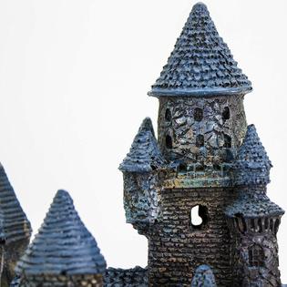 Penn Plax Castle Aquarium Decoration Hand Painted With Realistic