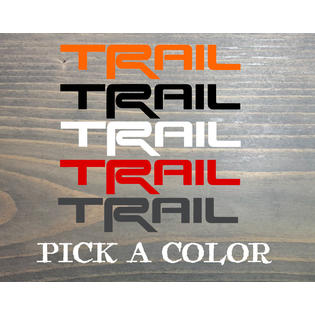 4runner Trail Sticker Decal Toyota 4 Runner Sr5 Red White Black 3 5 8 10 Xo