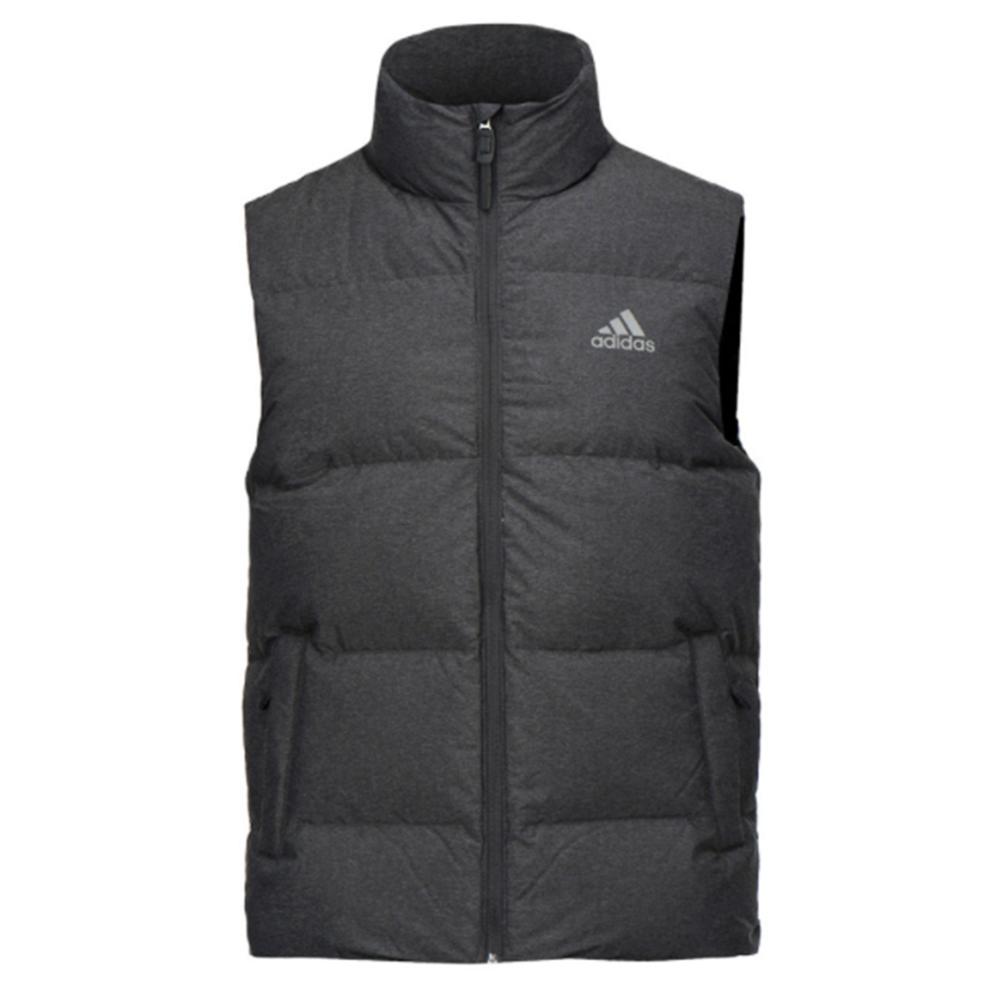 Adidas Men Cytins Down Vest Hooded Jacket Winter Gray Warmer ...