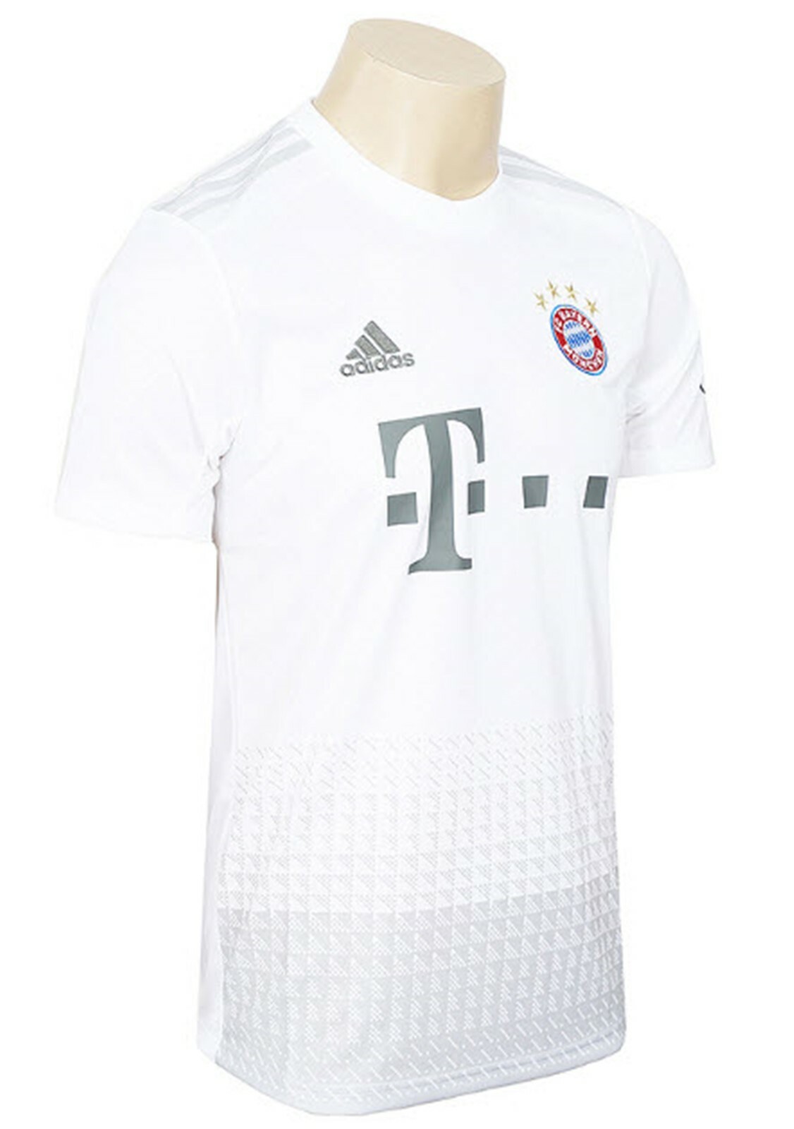 Adidas Men Bayern Munchen Away Shirts Training White T-Shirt Tee ... Adidas Men Bayern Munchen Away Shirts Training White T-Shirt Tee ...