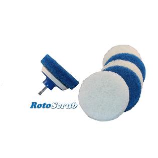 Rotoscrub Cleaning Scrub Pad Universal Drill Accessory Kit