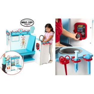 Branded Wooden Get Well Doctor Activity Center Kids Toy Waiting Room Sink Reception