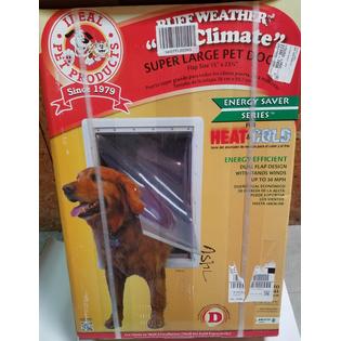Ideal Pet Products Ruff Weather Pet Door Super Large All Climate Nib