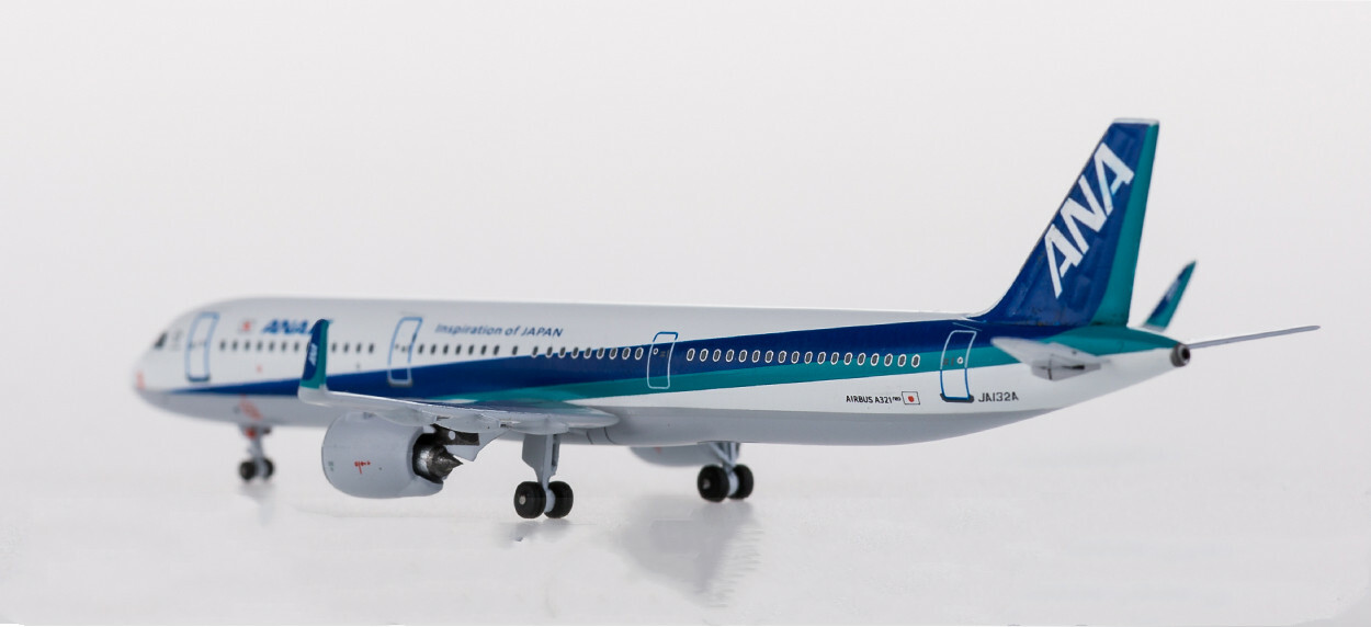 1 400 Aeroclassics Ana Airbus A321 Passenger Airplane Diecast Aircraft Model
