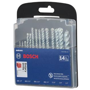 Bosch Fast Masonry Rotary Drill Bit Set Spiral Carbide Drilling