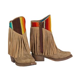 roxx blazin fringe raven accent boot toddler snip toe