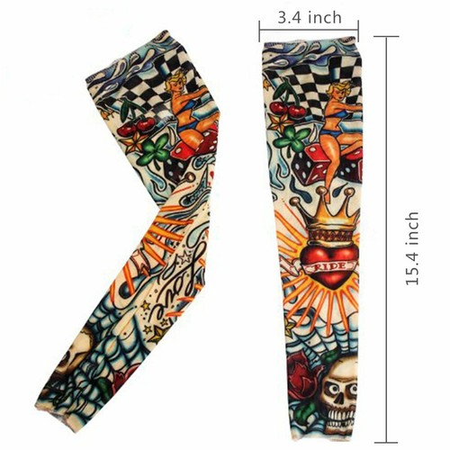 Branded Brazo Tatuajes Temporales 6 Falsas Mangas De Tatuaje