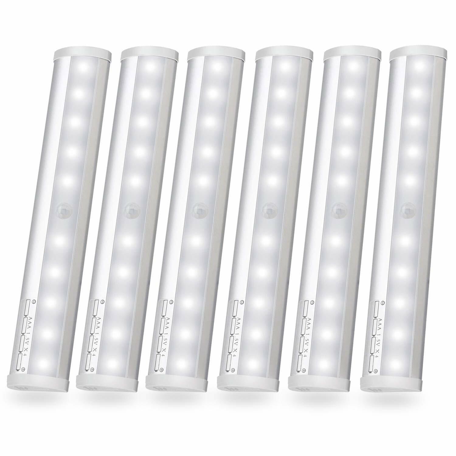 Szokled Led Motion Sensor Light Under Cabinet Lighting Battery Szokled Led Motion Sensor Light Under