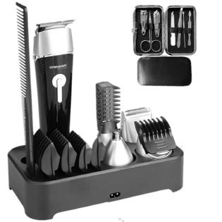 Sminiker Professional Pro Lithium Beard Trimmer Hair Clipper 5 In 1 Detail Ear Nose Vertical Trimming