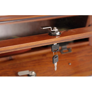 American Furniture Classics Gun Cabinet Storage Organizer Double