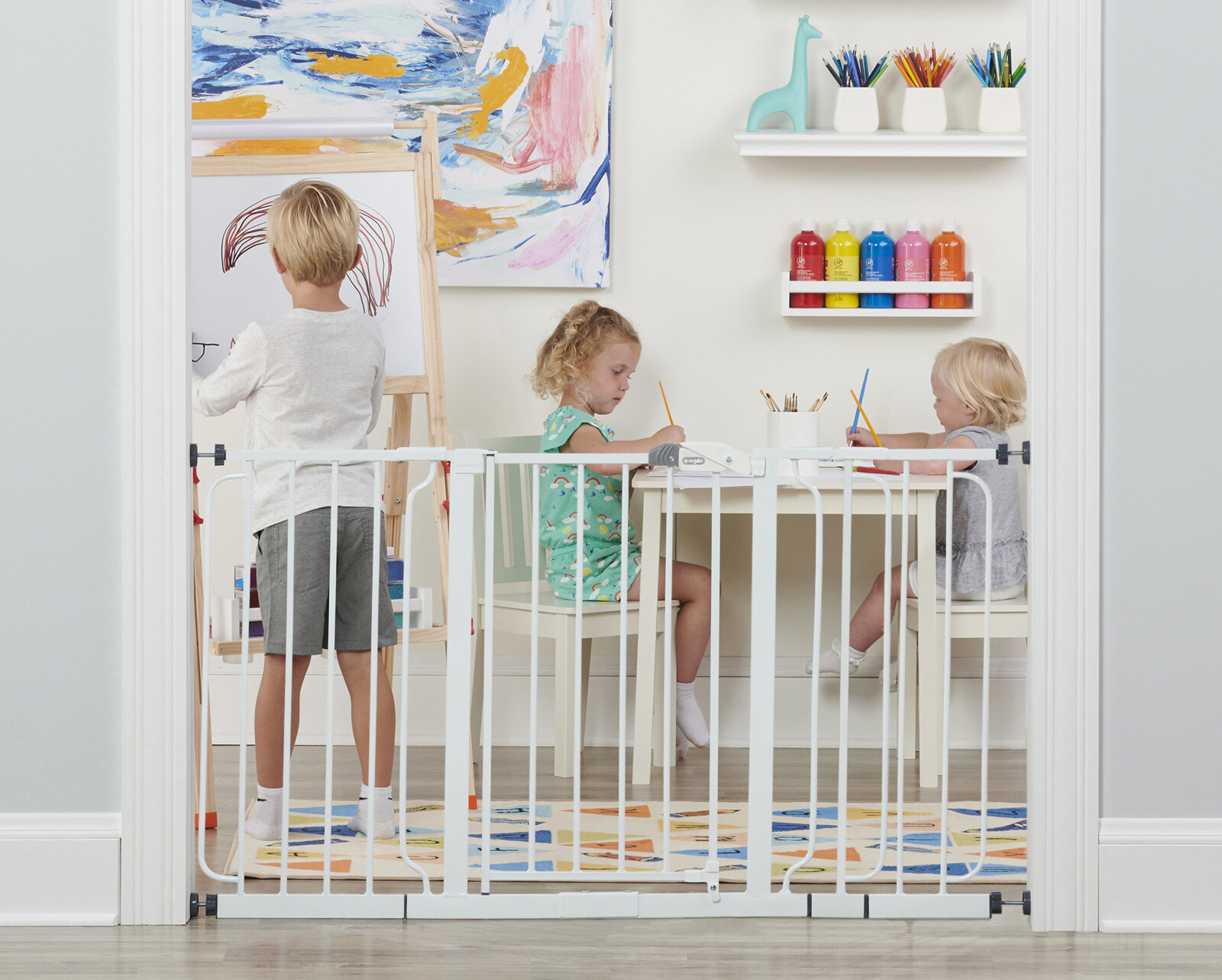 regalo baby gate extension 1161 white 4 regalo baby gate extension 1161 white 4