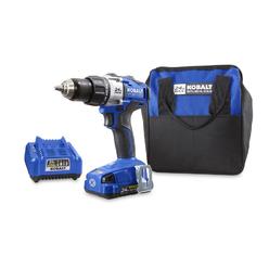 Kobalt Kobalt 24 Volt Max Lithium Ion Li Ion 1 2 In Cordless Brushless Drill With Battery And Soft Case