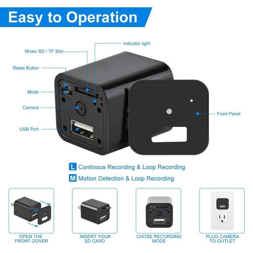 Yyinno Snap Smart Cam 1080 Hd Motion Detection 32gb Inside