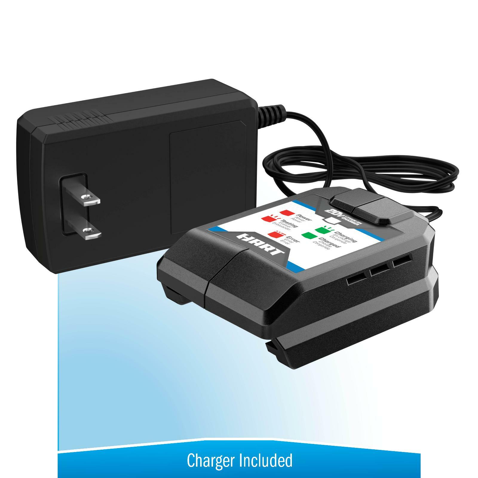 Hart 20 Volt Cordless Drill Led Light Kit W Lithium Ion Battery 14 Piece Accessory