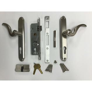 Grisham Lock Set Door Hardware Slimline Double Cylinder Entry