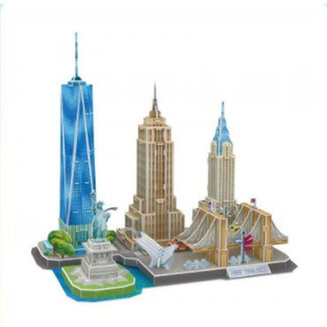 3d Puzzles Cfmc255h Cityline Series New York 3d Puzzle 123 Piece