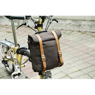 Blue Sprite Brompton Front Bag Bike Backpack Messenger Bag Bicycle Bag Roll Top Bag Frame