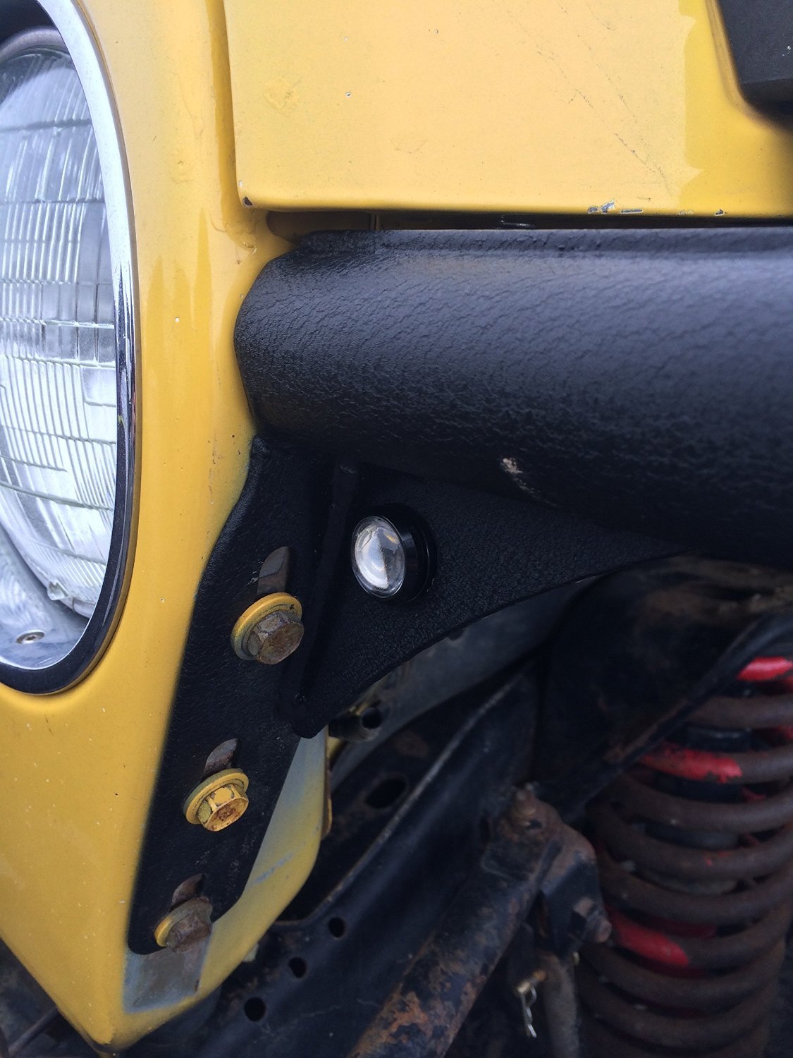 Vital All-Terrain Bright Amber LED Custom Turn Indicators Signal for Jeep Tube Fenders Street Rod