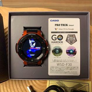 Casio Casio Wsd F30 Rg Watch Smart Outdoor Pro Trek Smart Men S Gps Genuine New