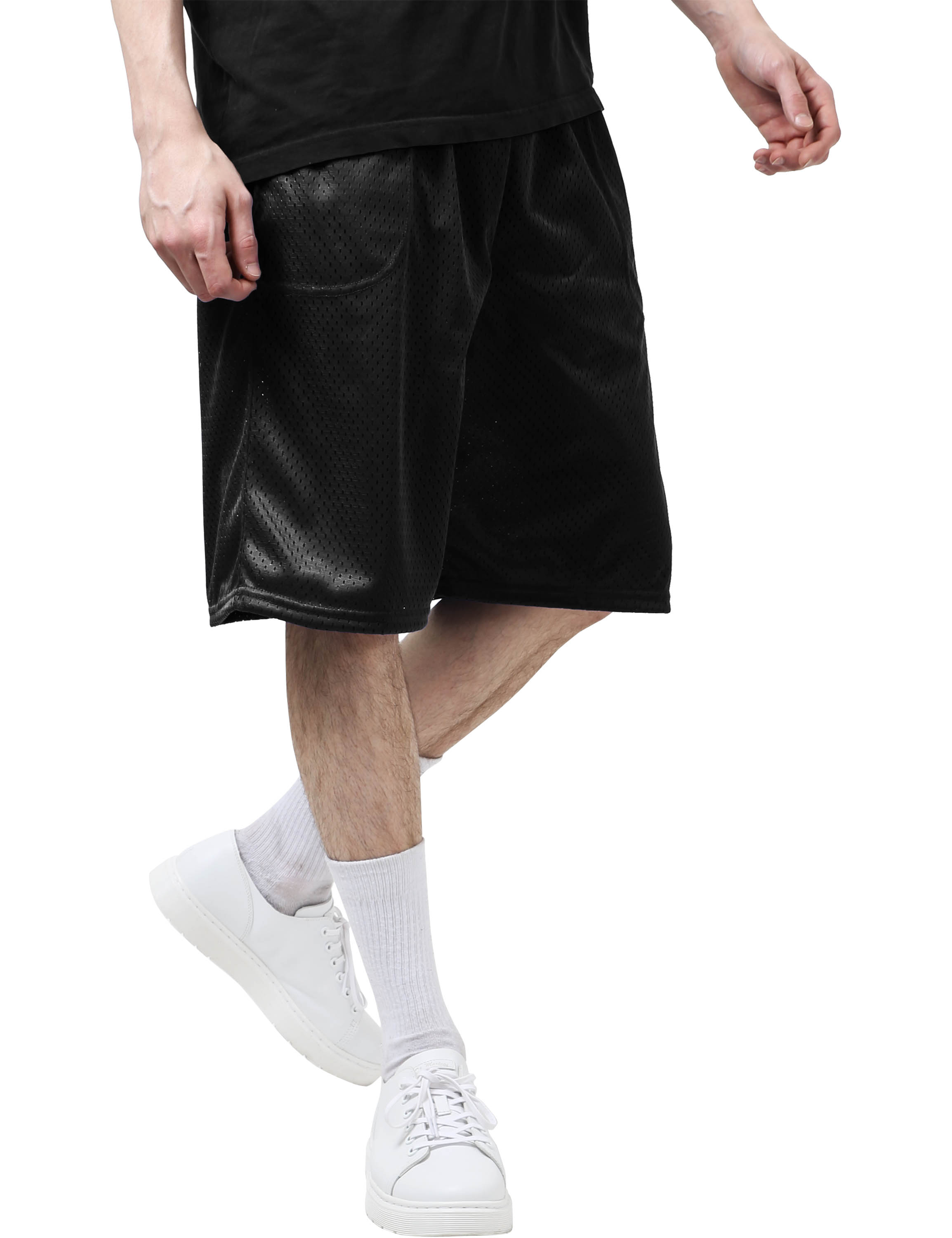 Hat And Beyond Mens Active Mesh Shorts Plain Casual Basketball Pe