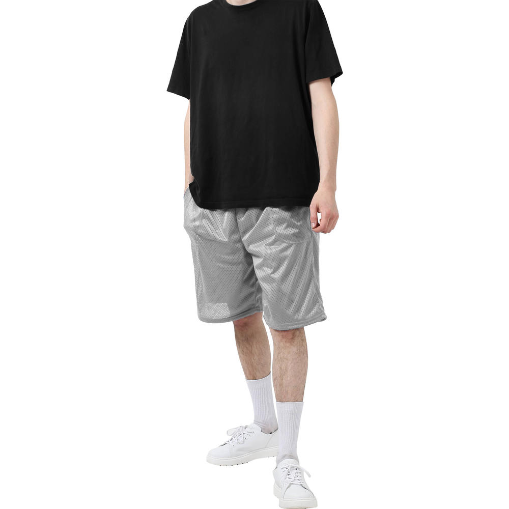 Hat And Beyond Mens Active Mesh Shorts Plain Casual Basketball Pe