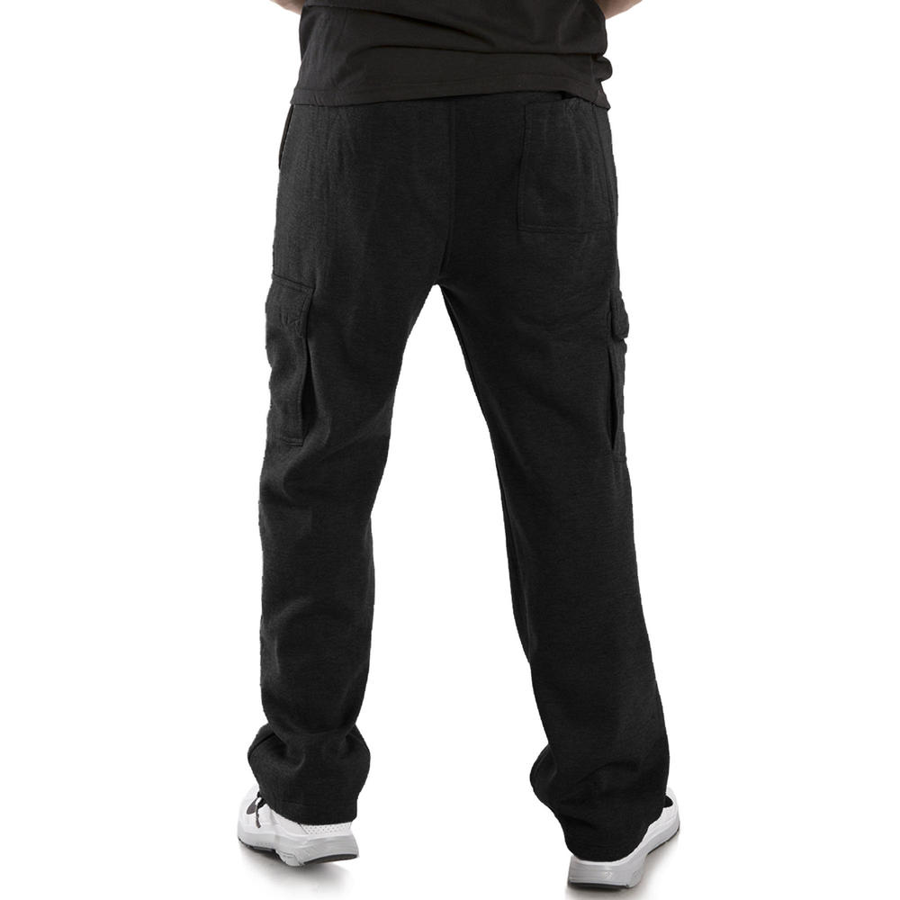 Hat and Beyond Mens Premium Cargo Sweatpants Heavyweight Comfort Fit ...