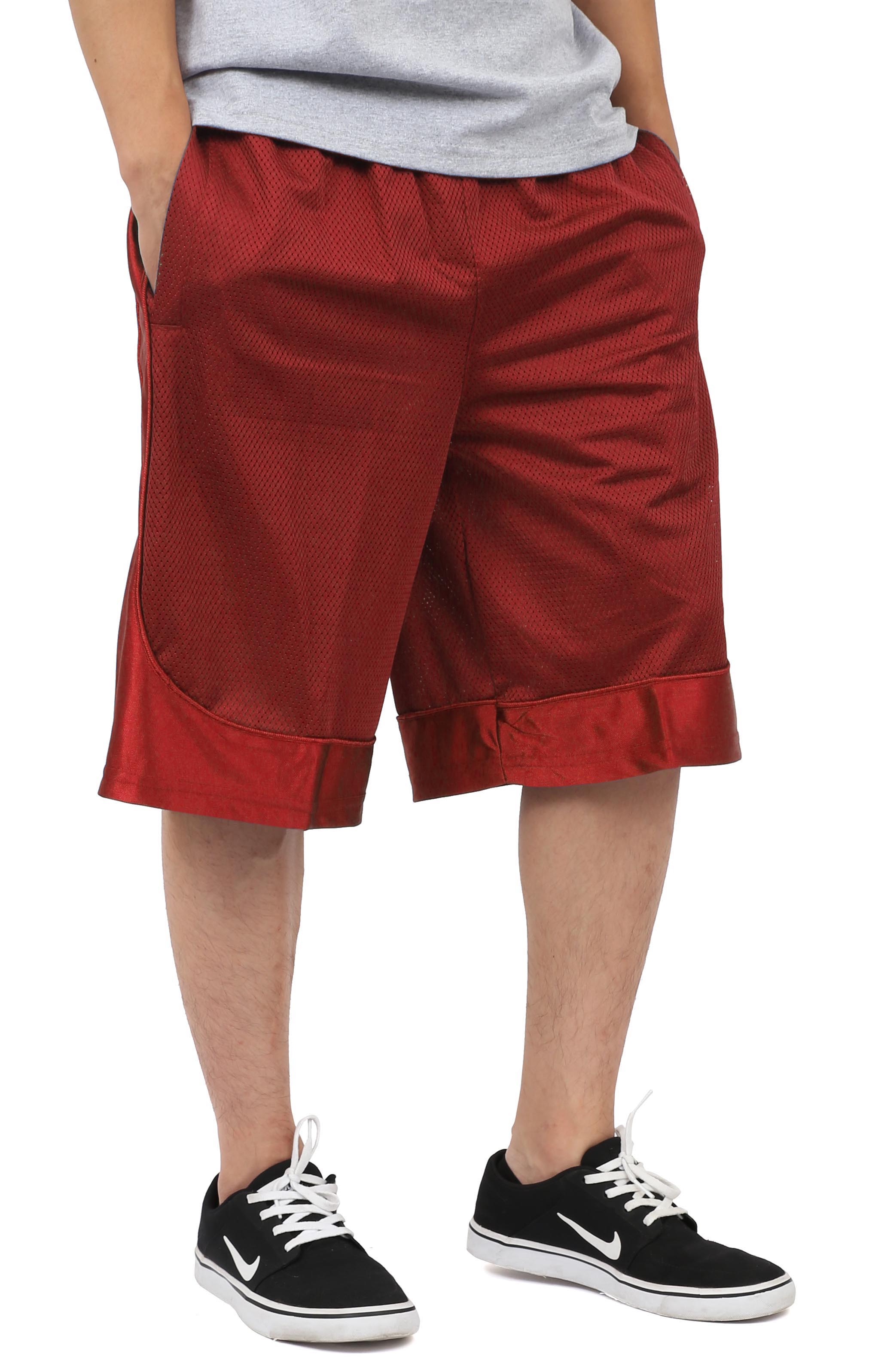 Hat and Beyond Mens Premium Heavy Mesh Shorts Basketball Gym