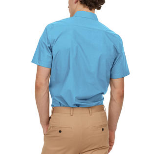 Hat and Beyond Mens Premium Short Sleeve Dress Shirt Slim Fit Button Front Solid Classic Casual Hat and Beyond Mens Premium Short Sleeve Dress Shirt Slim Fit Button Front Solid Classic Casual