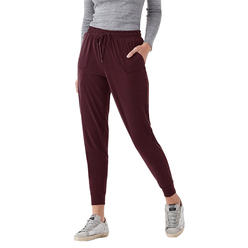 Hat and Beyond Womens Premium Soft Fleece Sweatpants Yoga Joggers with Ribbed Cuffs