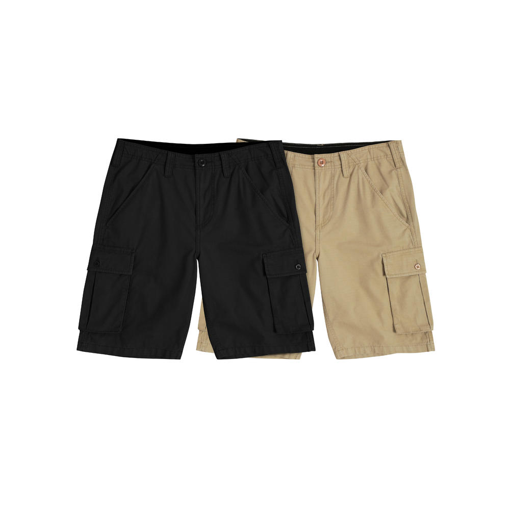 Hat and Beyond Mens 2-Pack Casual Comfortable Lightweight Multi Pocket Cargo Shorts
