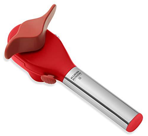 kuhn rikon 2272 safety lid lifter can opener, 7-inch, red