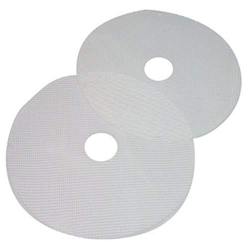 nesco ms-2-6 clean-a-screen for dehydrators fd-1010/fd-1018p/fd-1020, large, set of 2, white