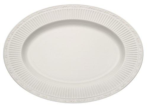 mikasa italian countryside oval serving platter, 15-inch