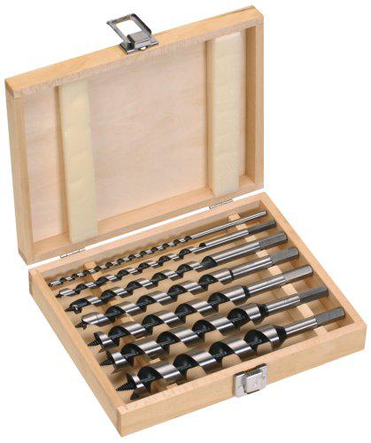 steelex d2021-1/4-inch to 1-inch deluxe auger bit set, 7-piece