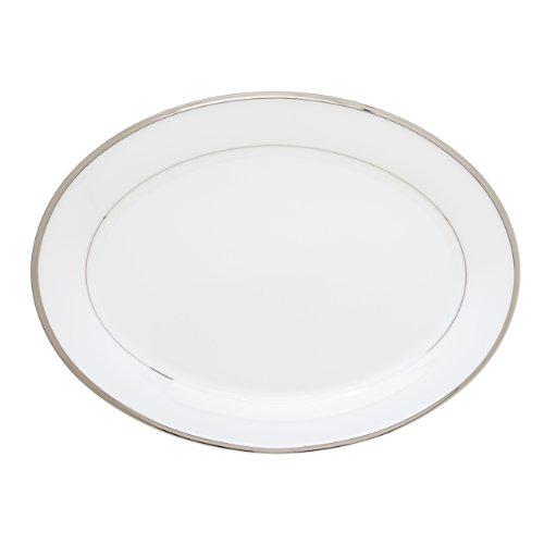 lenox solitaire oval platter, 16-inch, white