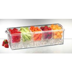 prodyne ab-6 on- on-ice condiment, 1 - pack, clear