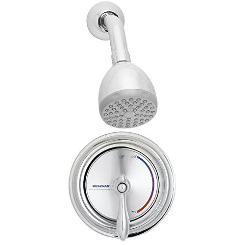 speakman sm-3010 sentinel mark ii pressure balanced shower combination, polished chrome