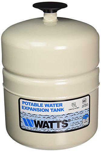watts water technologies gidds-1030401 potable water expansion tank, model #plt-5, stainless steel nipple, 2.1 gallon, lead free