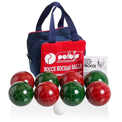 perfetta club pro bocce ball set-solid color- made in italy