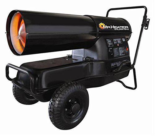 Mr. Heater F270385: 210,000 Btu Forced Air Kerosene Heater, One Size, Black