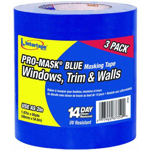 Intertape Polymer Group ProMask Blue IPG 87350-3P IPG ProMask Blue 1.88 In. x 60 Yd. Bloc-It Masking Tape (3-Pack) 87350-3P