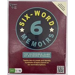 University Games six word memoirs card game by university games | the incredible game of 6 word stories | fun party game for friends and family